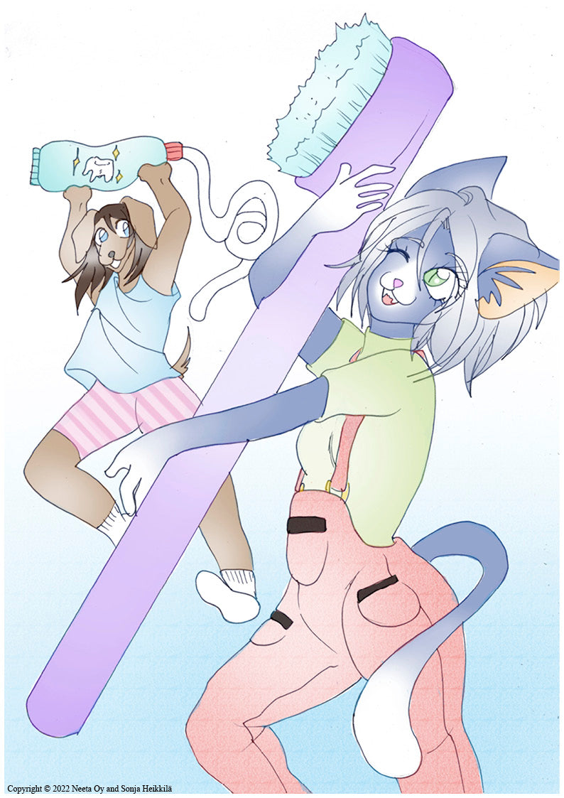 Washing teeth 5
