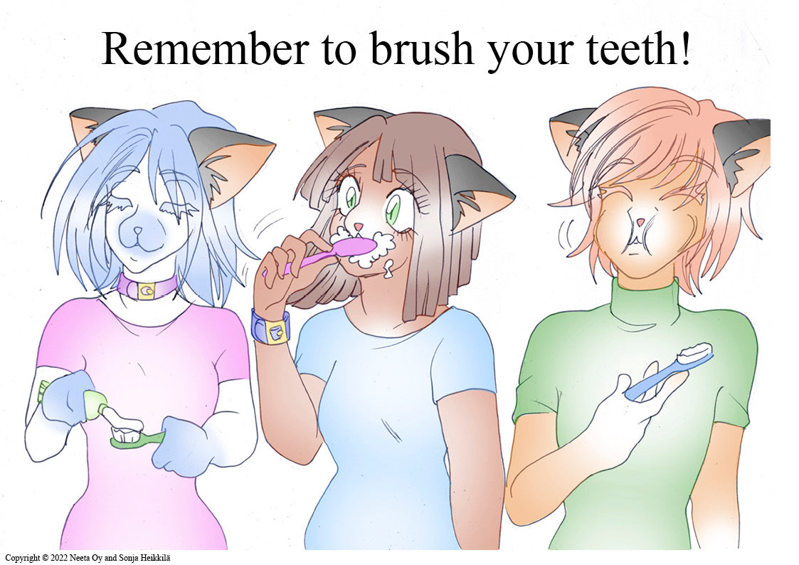 Washing teeth 2